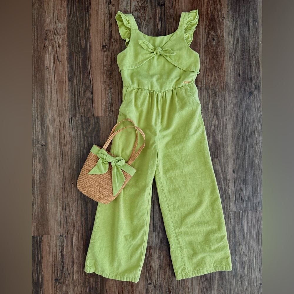 Tahari Girls’ Jumpsuit with Matching Bag